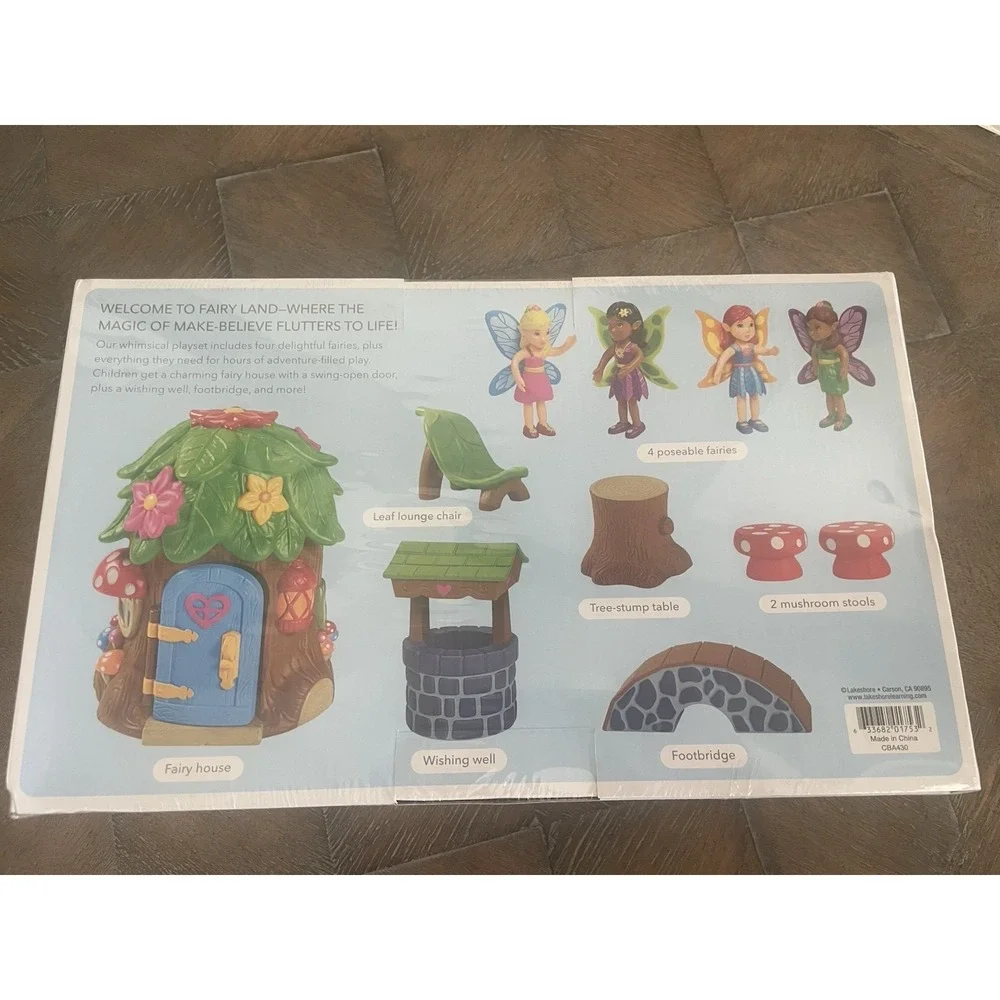 New Sealed Lakeshore Learning Fairy Land Tree House Playset w/Poseable Fairies